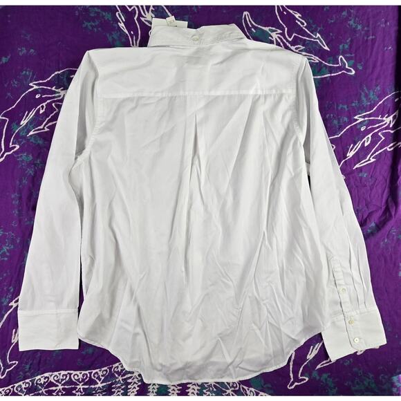 Alexa Chung for Madewell Womens Button-Up Shirt Eyelet White XL NWT - Picture 3 of 11